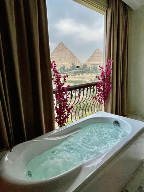 Unique Pyramids Boutique Inn Kafrat al Jabal Экстерьер фото