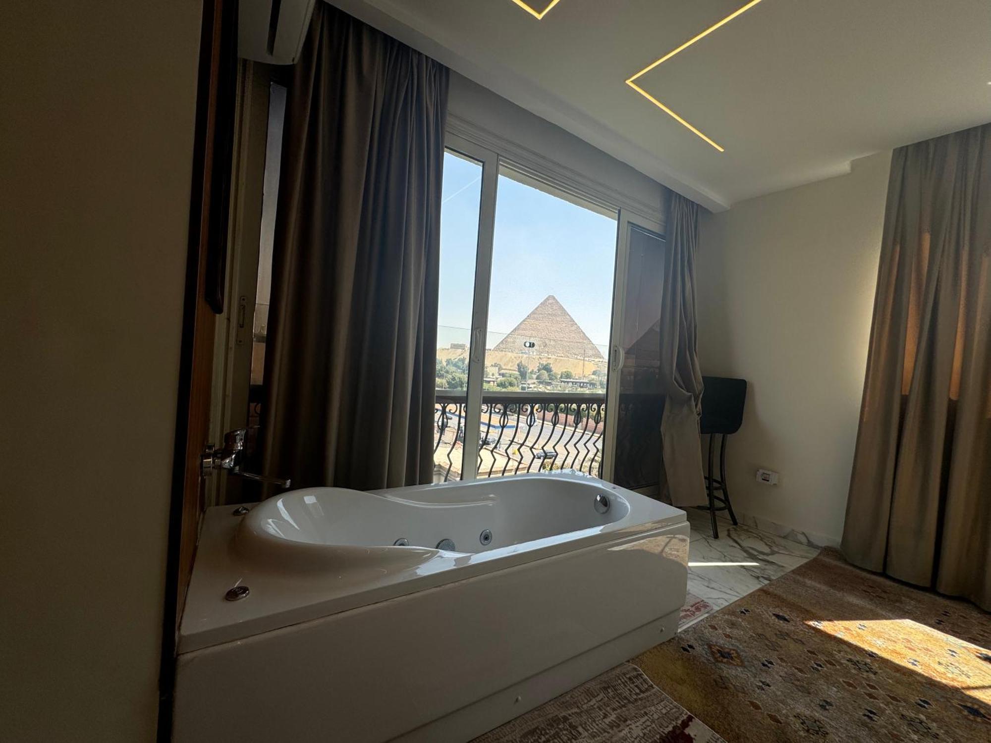 Unique Pyramids Boutique Inn Kafrat al Jabal Экстерьер фото